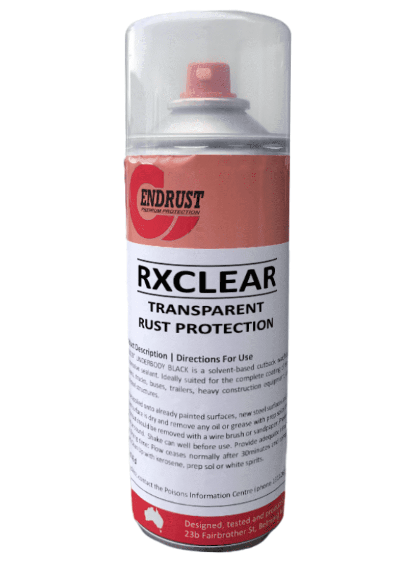 ENDRUST® CLEARCOAT (ResinBased) ENDRUST Rustproofing Coatings and Sprays